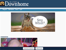 Tablet Screenshot of downhomelife.com